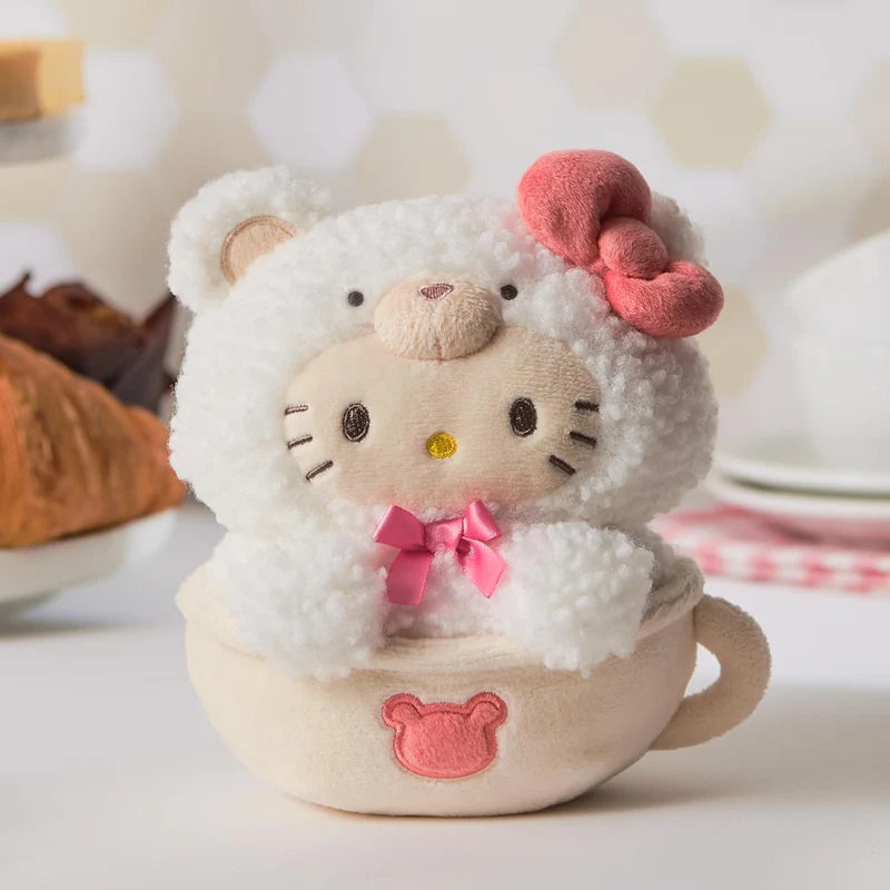 Hello Kitty Cafe Latte Bear 6"