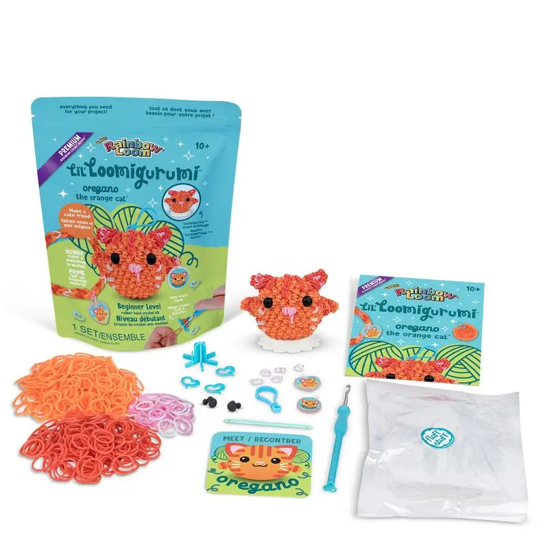 Lil' Loomigurumi Kit Orange Cat