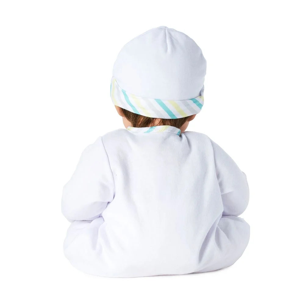 Munchkin Light Skin Tone/Blue Eyes/Brown Hair (19" doll)
