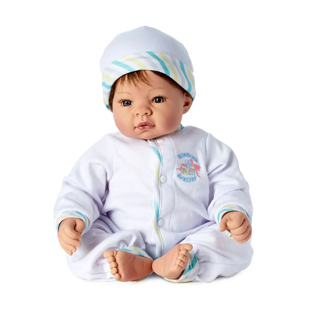 Munchkin Light Skin Tone/Blue Eyes/Brown Hair (19" doll)