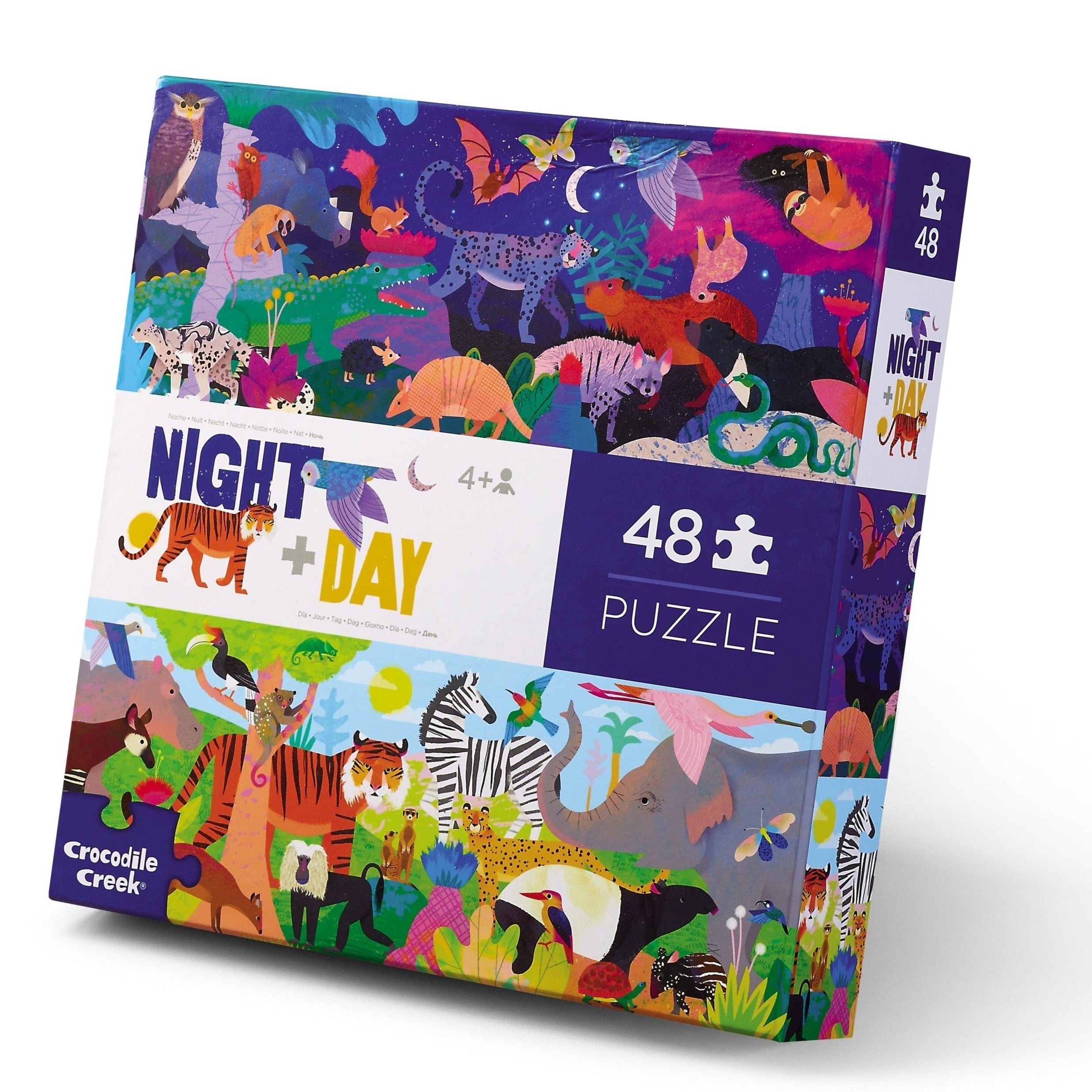 48-pc Opposites Puzzle - Night & Day