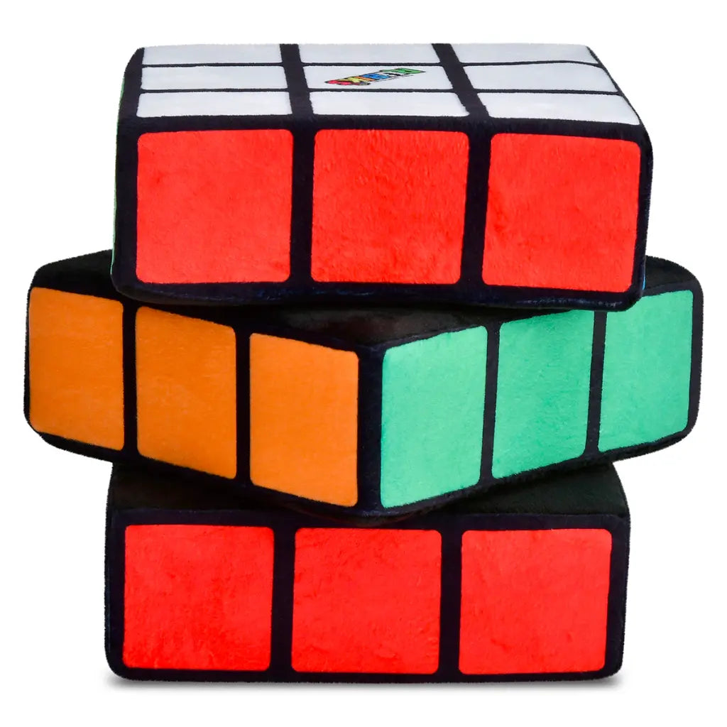 Rubik's Cube Interactive Spinning Plush
