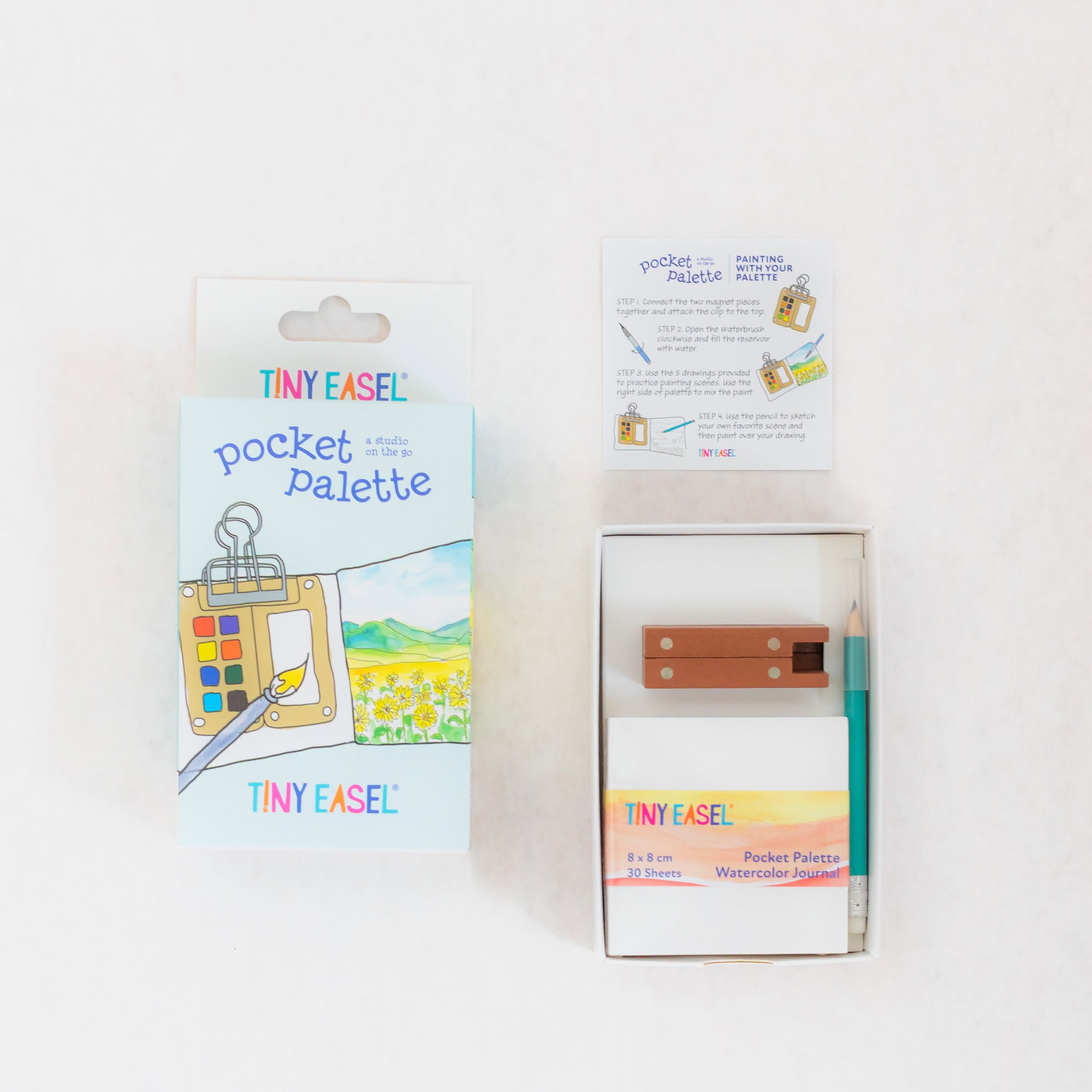 Tiny Easel Pocket Palette A Studio on the Go