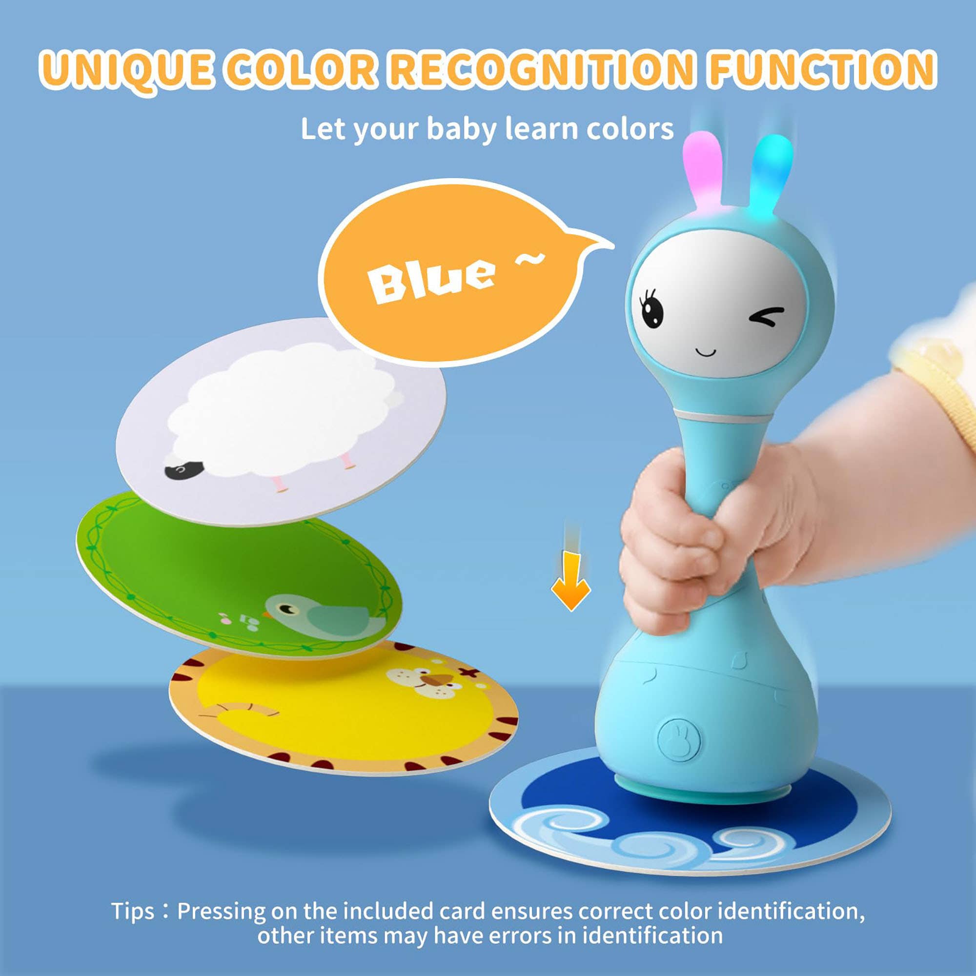 Smarty Bunny – Pink Sensory Toy with Music, Lights & Teether