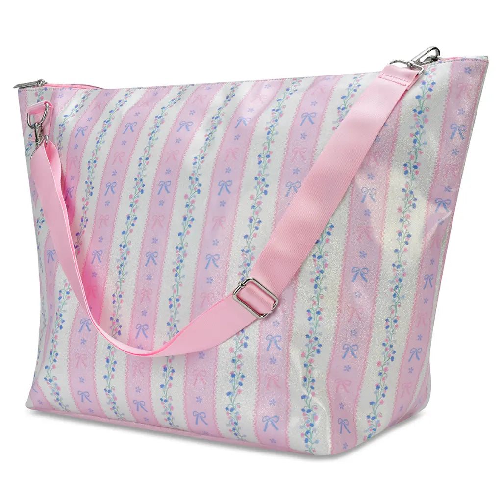 Floral Stripes Weekender Bag