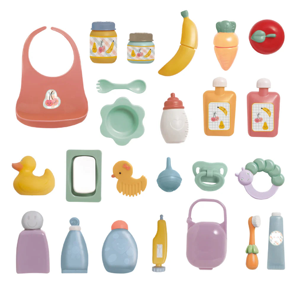 For Keeps! 29 pcs Baby Doll Essentials Accessory Bag