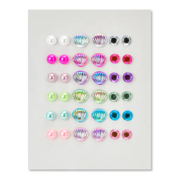 Mermaid Vibes Stick-On Earrings