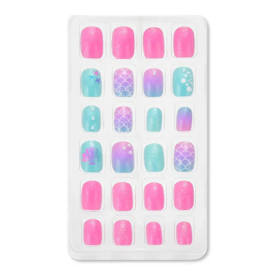 Mermaid Vibes Press-On Nails Set