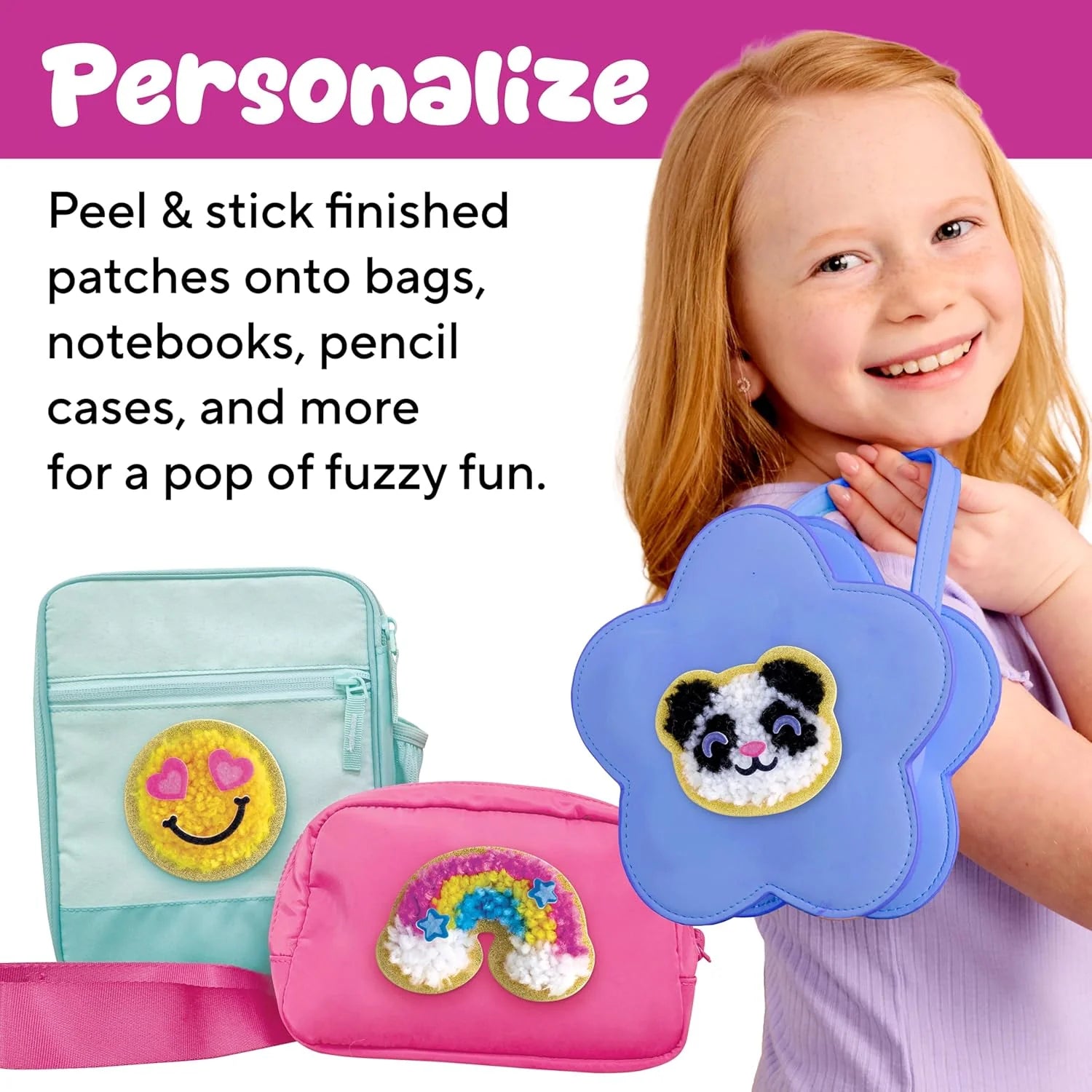 Creativity for Kids Make Your Own Latch N' Patch Fuzzy Stickers