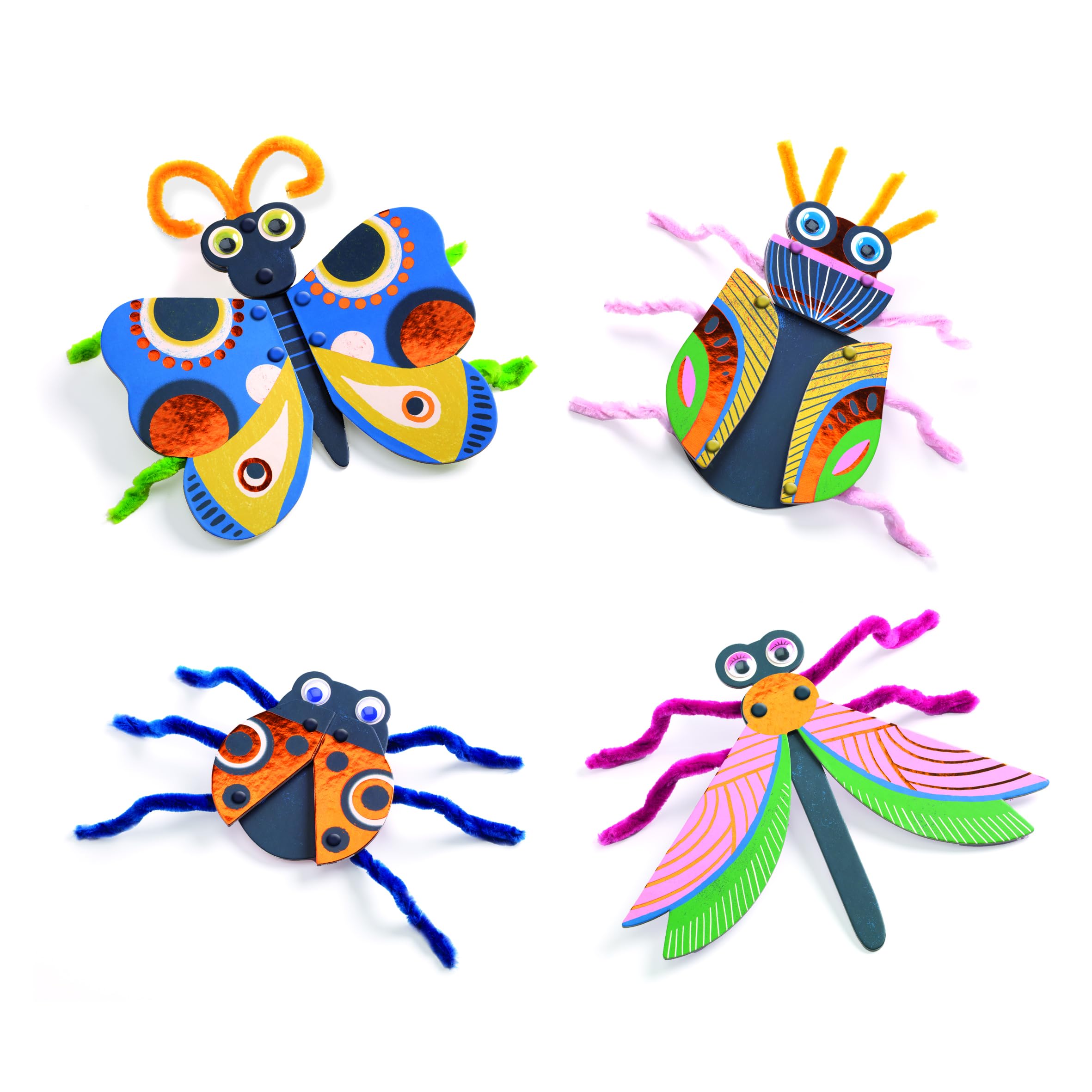 June 9 - 3D Fuzzy Bugs Craft