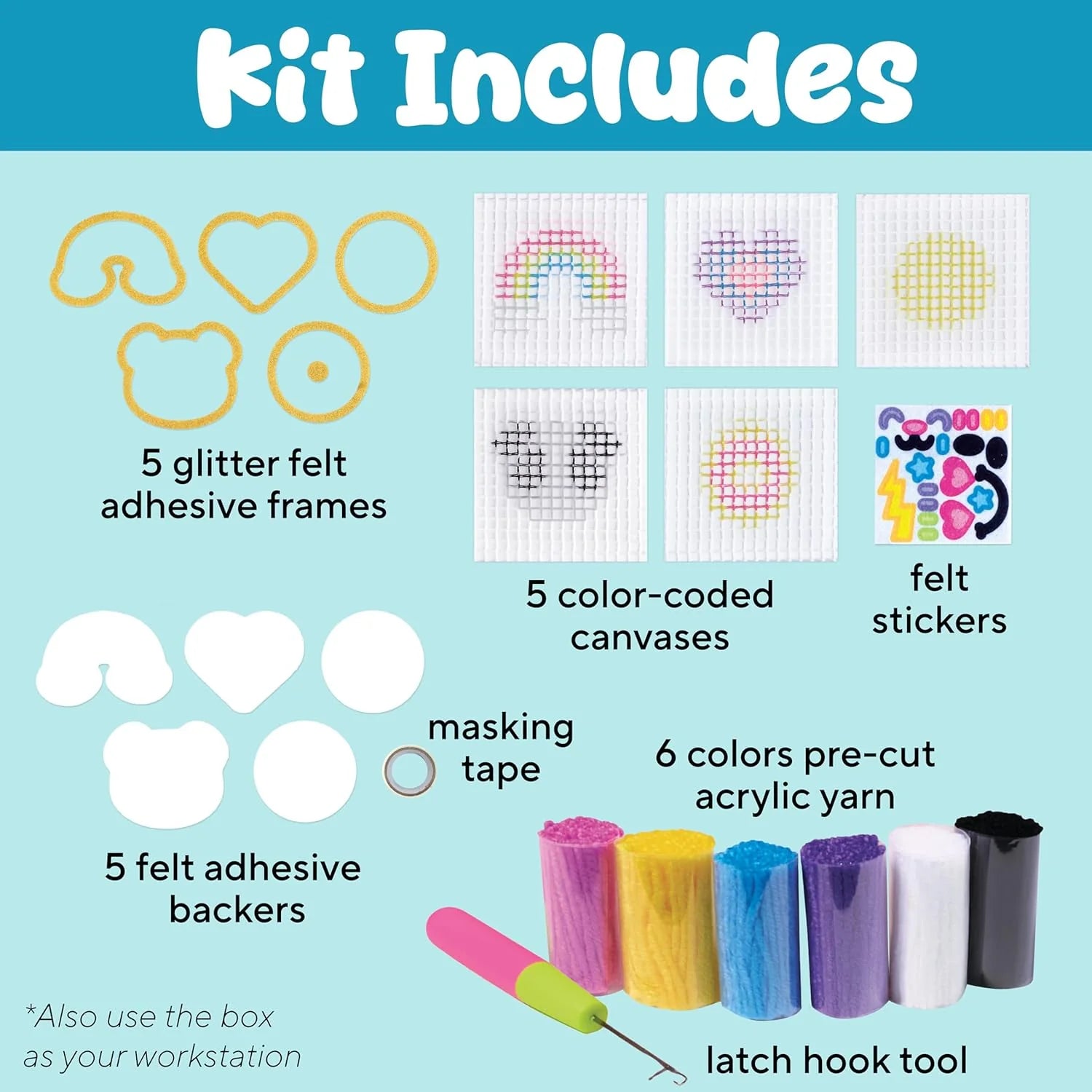 Creativity for Kids Make Your Own Latch N' Patch Fuzzy Stickers