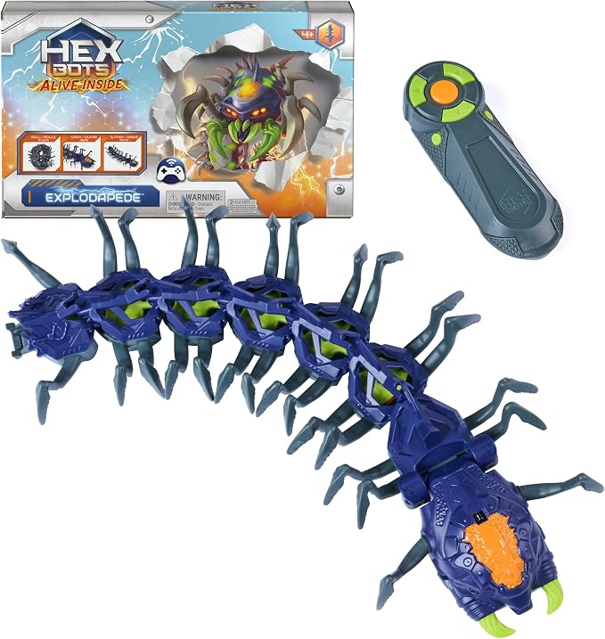 Hex Bots Alive Inside RC Explodapede
