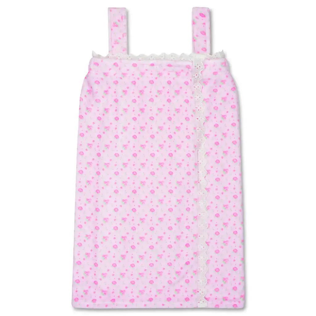 Pretty Pink Toile Spa Wrap