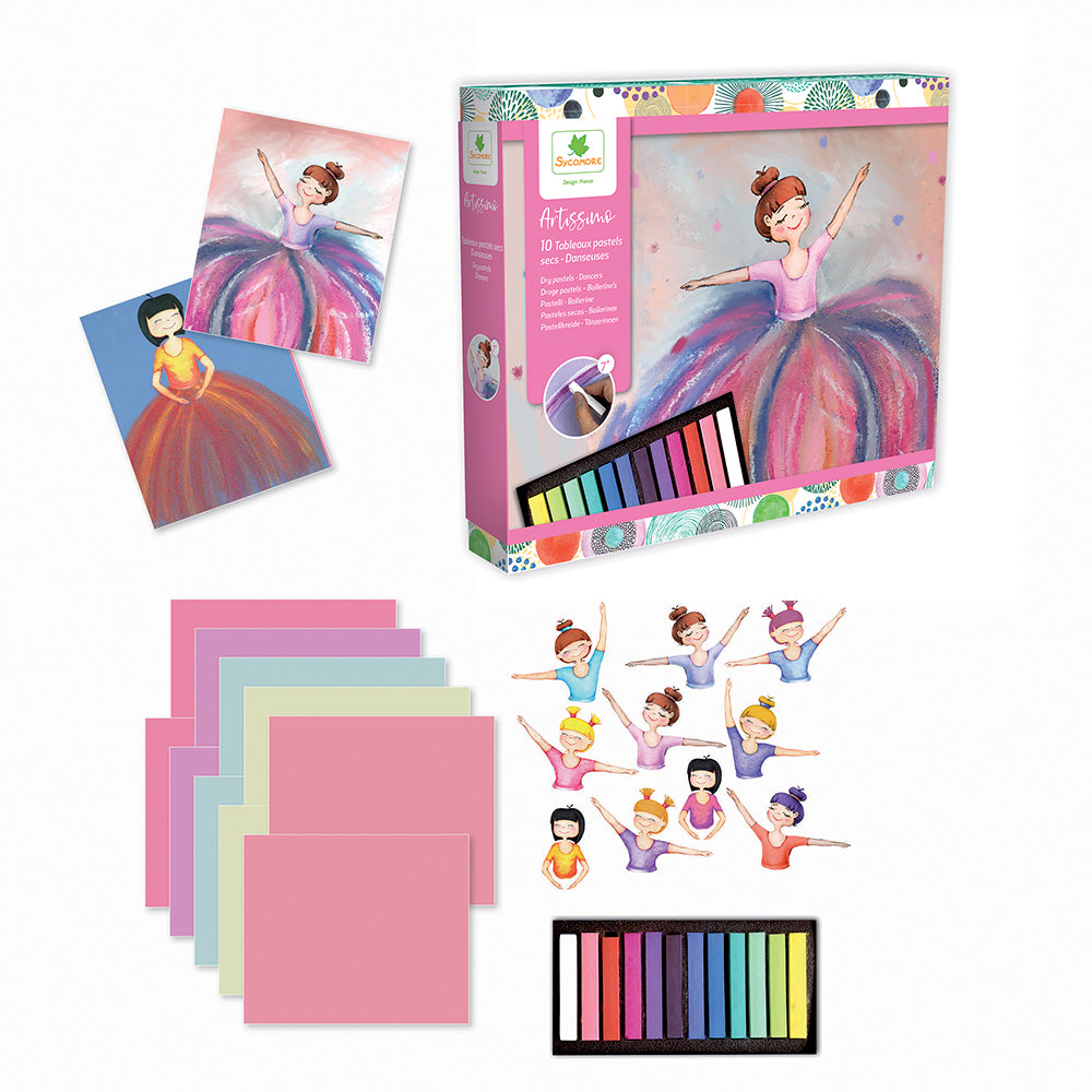 Artissimo - Large Dry Pastels - Dancers 10 pieces