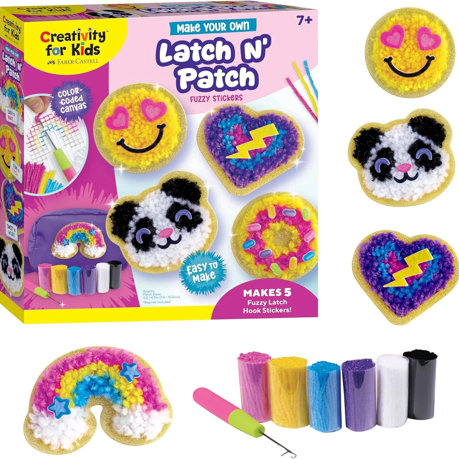 Creativity for Kids Make Your Own Latch N' Patch Fuzzy Stickers