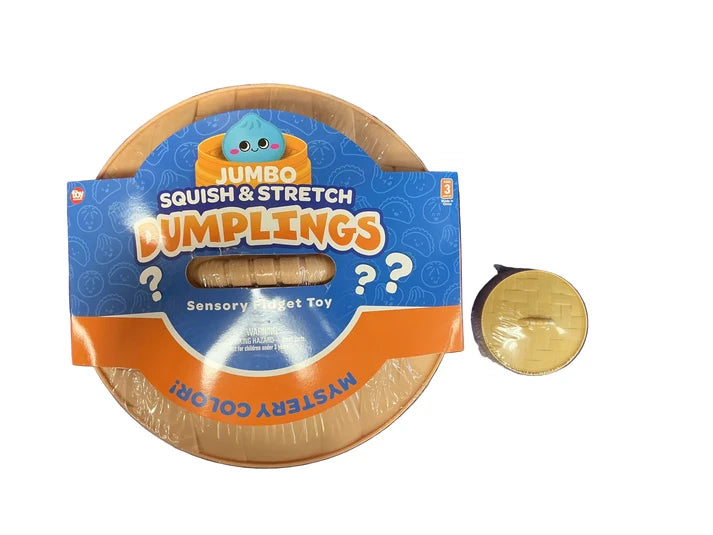 11.75" Jumbo Squish and Stretch Surprise Dumpling (sold individually)