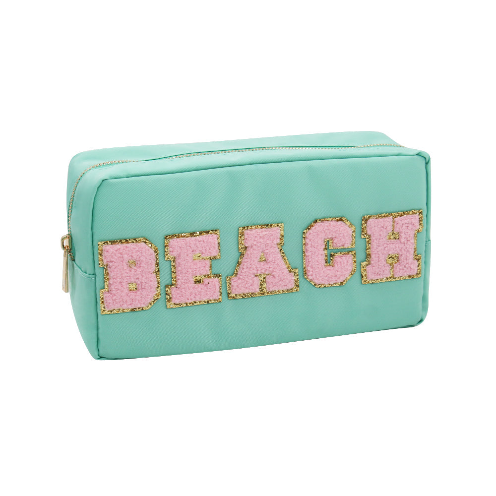Varsity Beach Cosmetic Bag