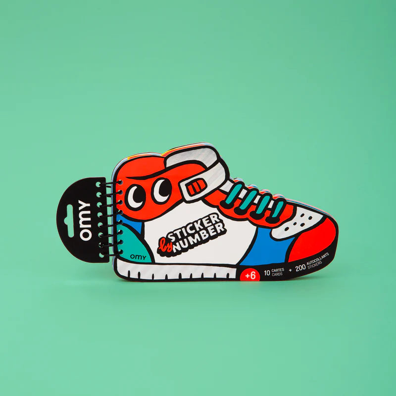 Sticker by Number Book -  Sneakers