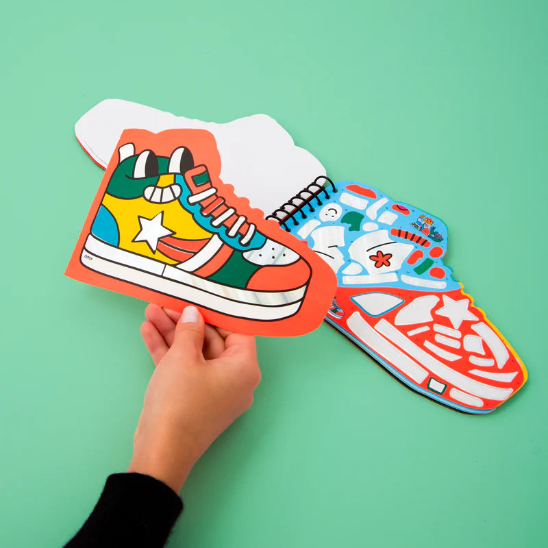 Sticker by Number Book -  Sneakers