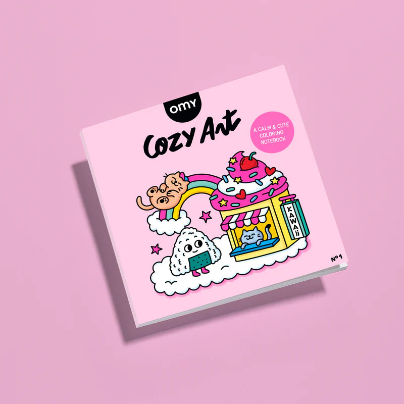 Cozy Art Coloring Book - Kawaii