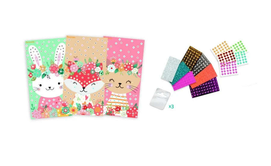 Stick'N Fun - XS Mosaics Cuddly Animals