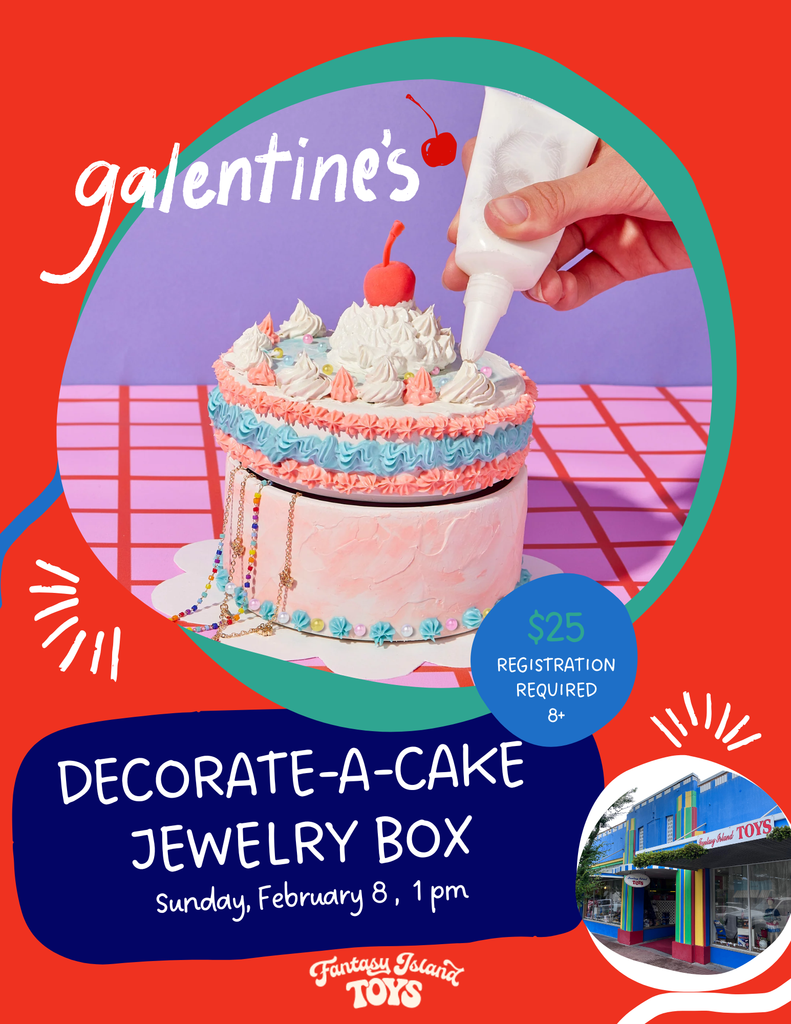 Event: Decorate-a-Cake Jewelry Box