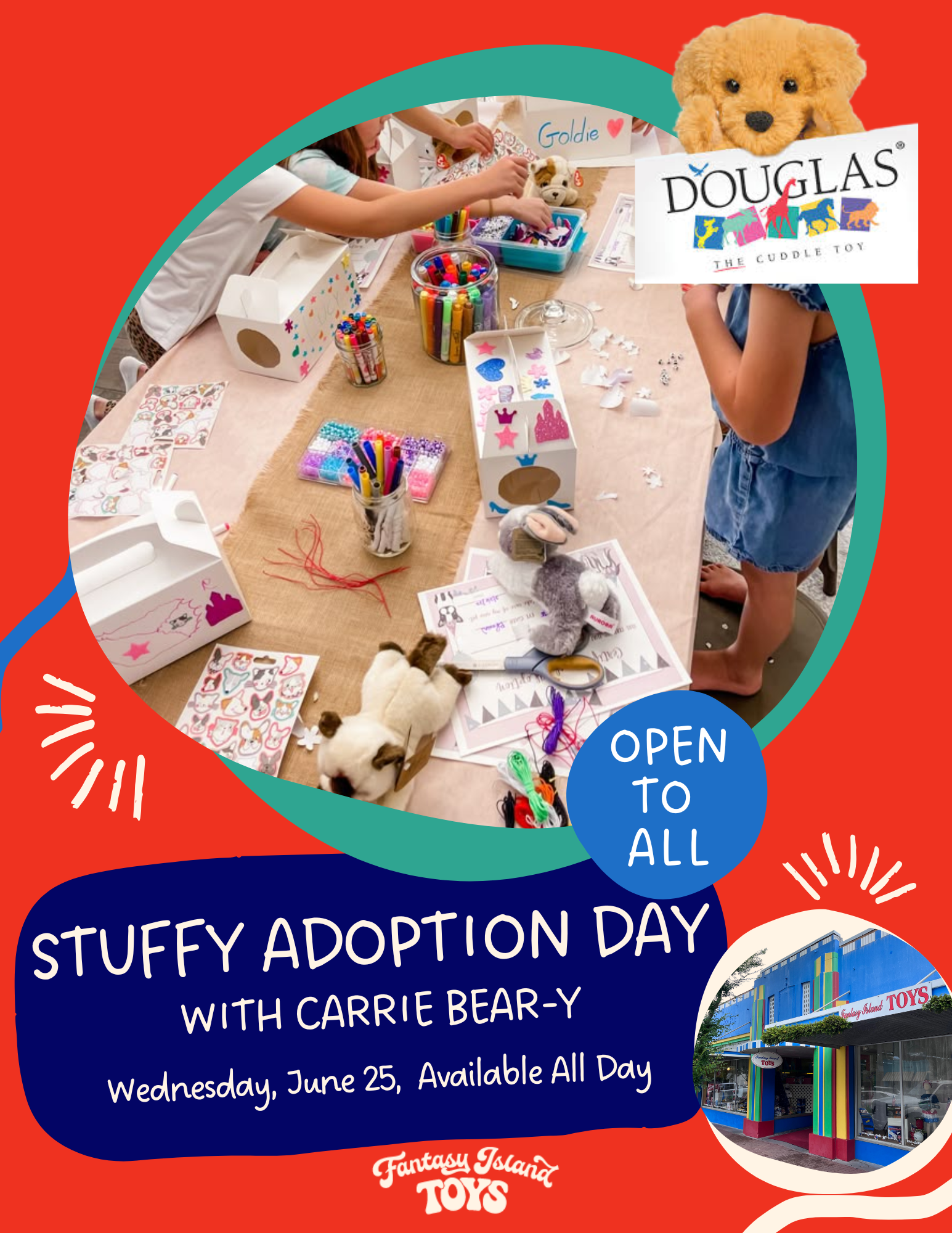 June 25  - Stuffed Animal Adoption Day