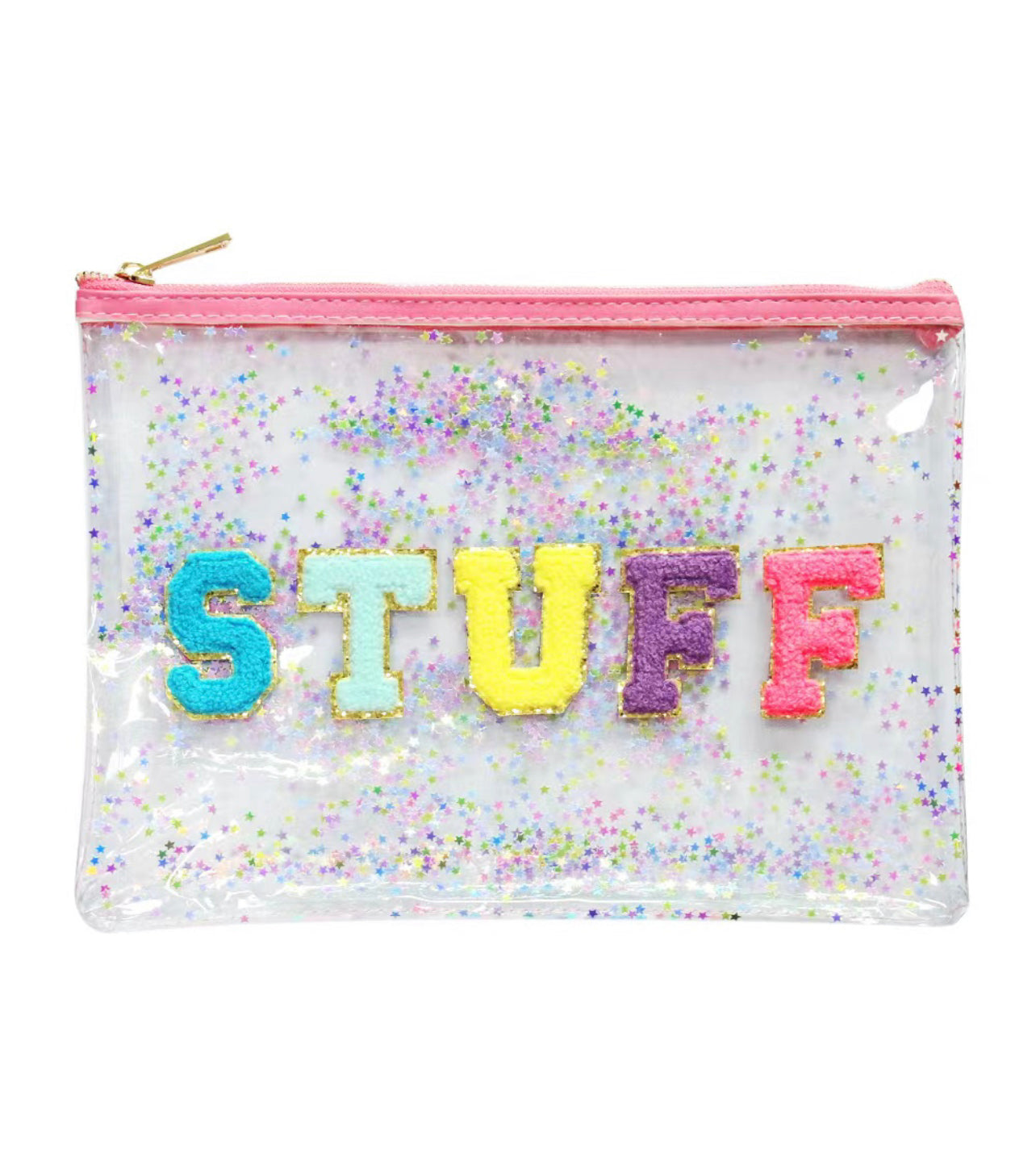 Varsity Glitter Stuff Bag