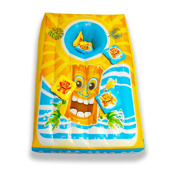Island Toss Floating Cornhole game