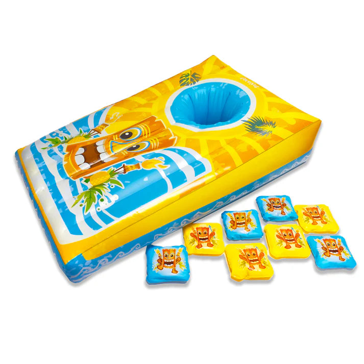 Island Toss Floating Cornhole game