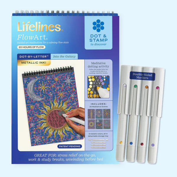 FlowArt Dot-By-Letter Into the Galaxy