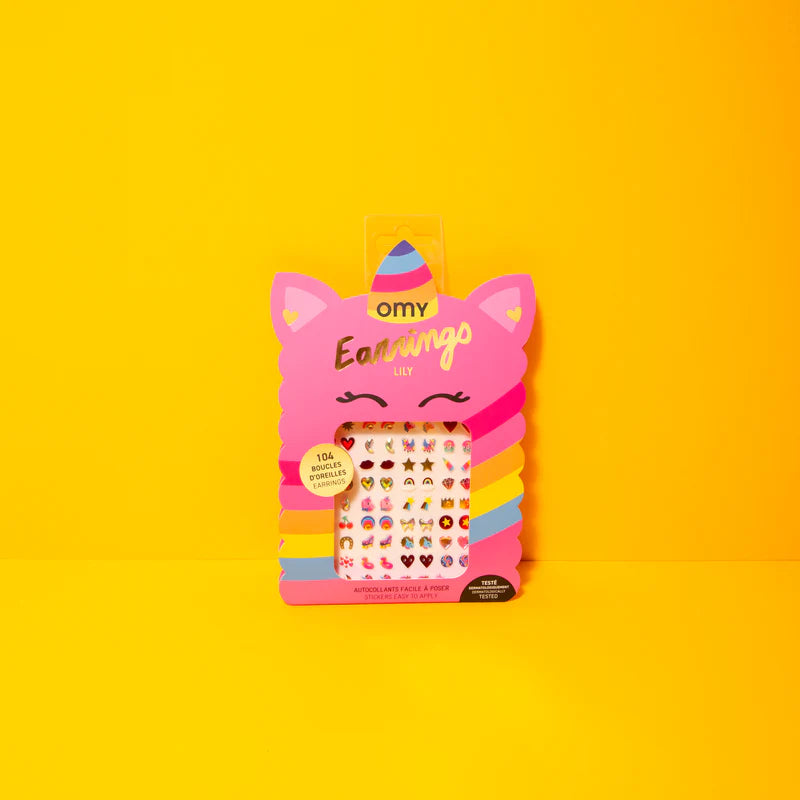 Kids Sticky Earrings Unicorn