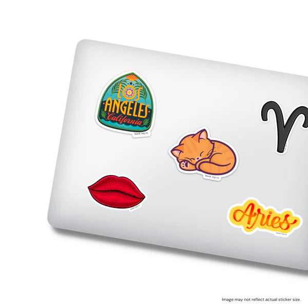 The Orange Cat Sticker