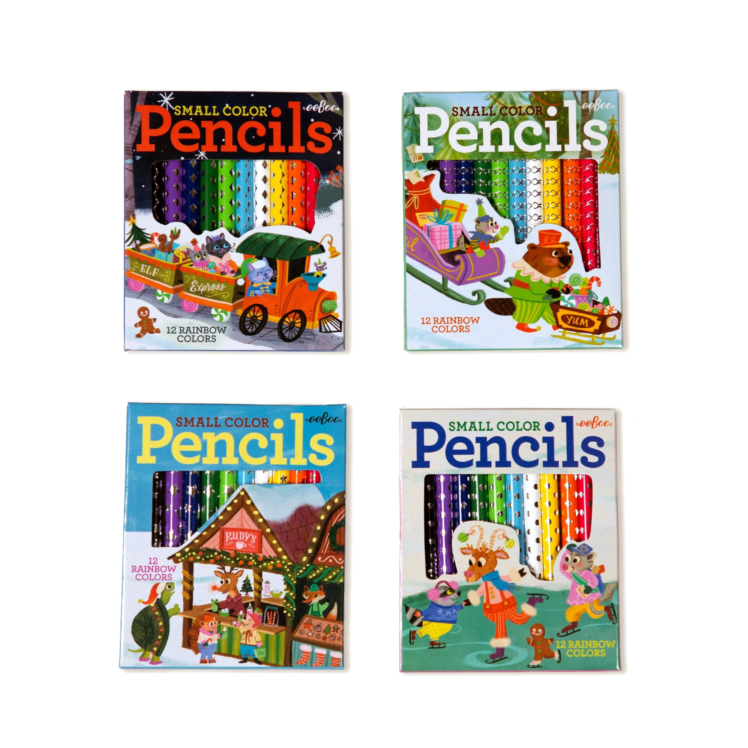 Christmas Village Small Pencil