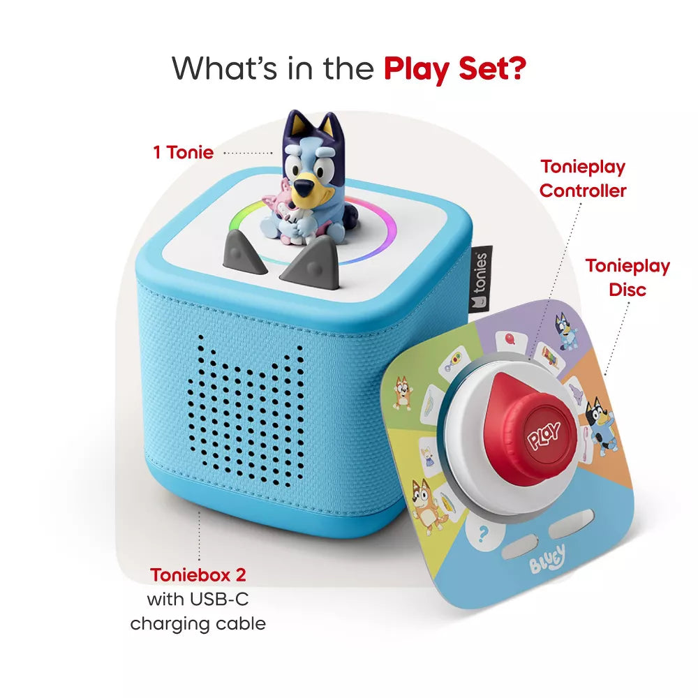Bluey Toniebox 2 PlaySet - Sky Blue