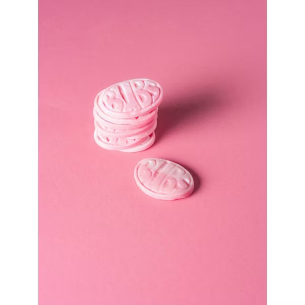 Bubs Sour Diamond Strawberry Vanilla Swedish Candy