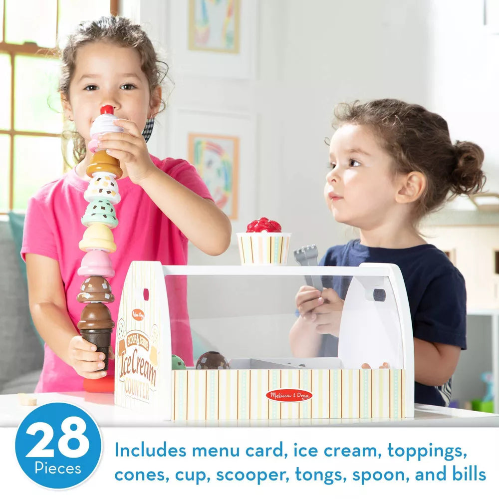 Scoop and Serve Ice Cream Counter
