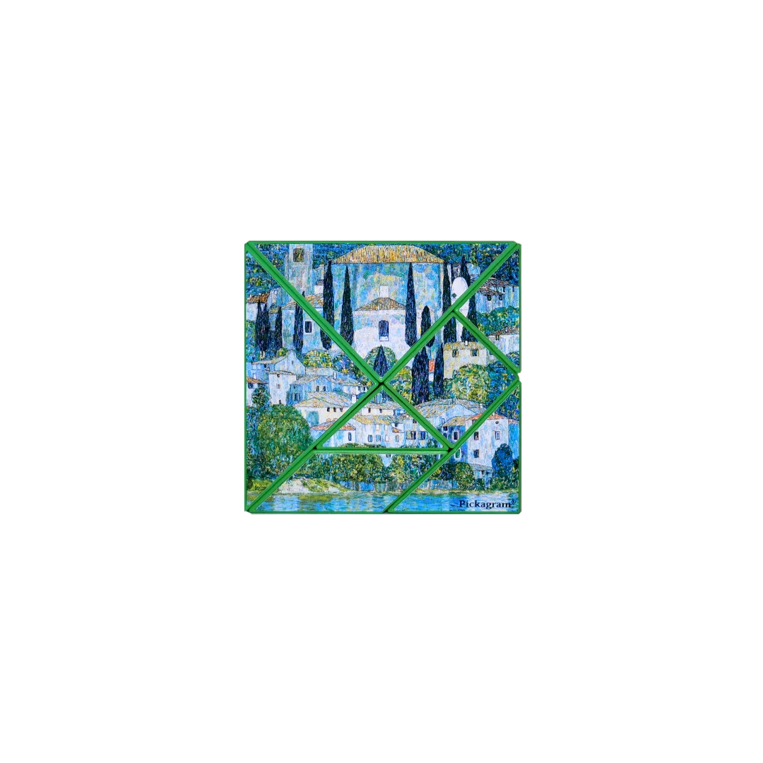 Pickagram Magnetic 3D Art Puzzle - Kirche in Cassone