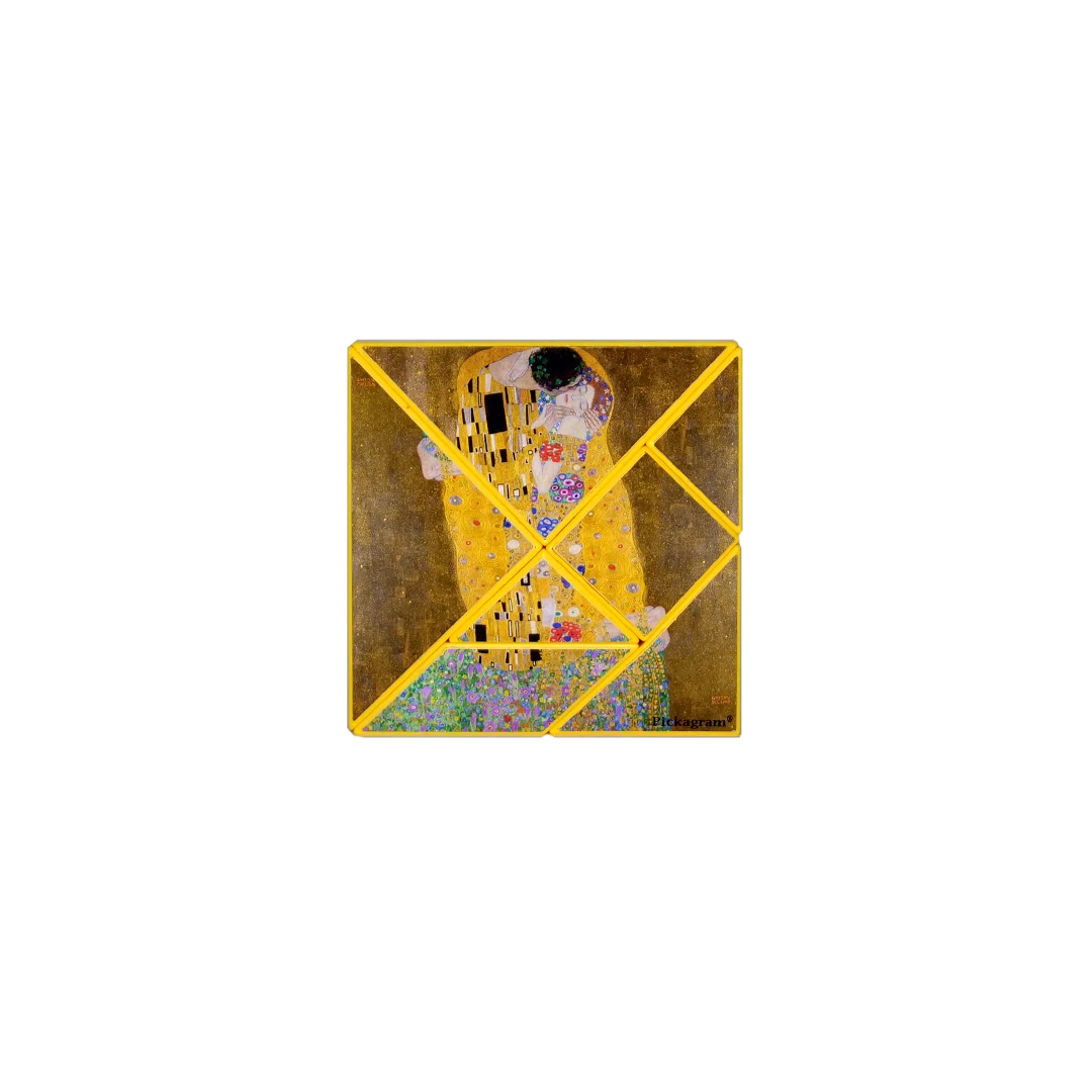 Pickagram Magnetic 3D Art Puzzle - The Kiss