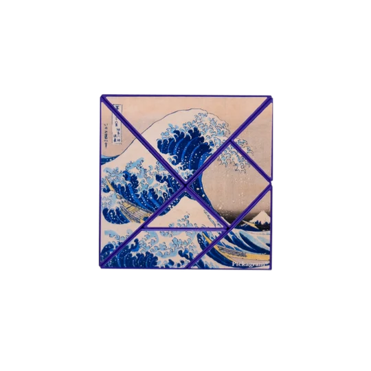 Pickagram Magnetic 3D Art Puzzle - The Great Wave at Kanagawa
