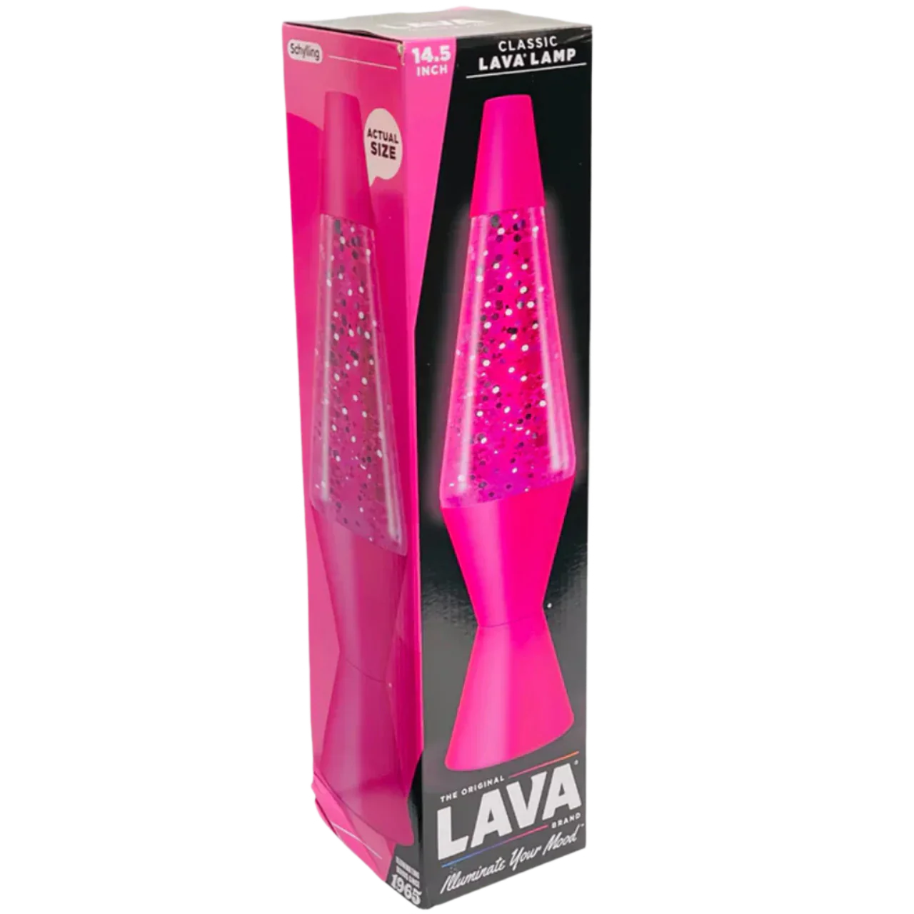 Pink Sparkle Lava Lamp 14.5"