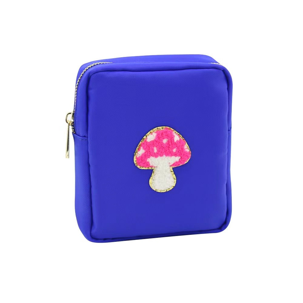 Varsity Mushroom Comspetic Bag