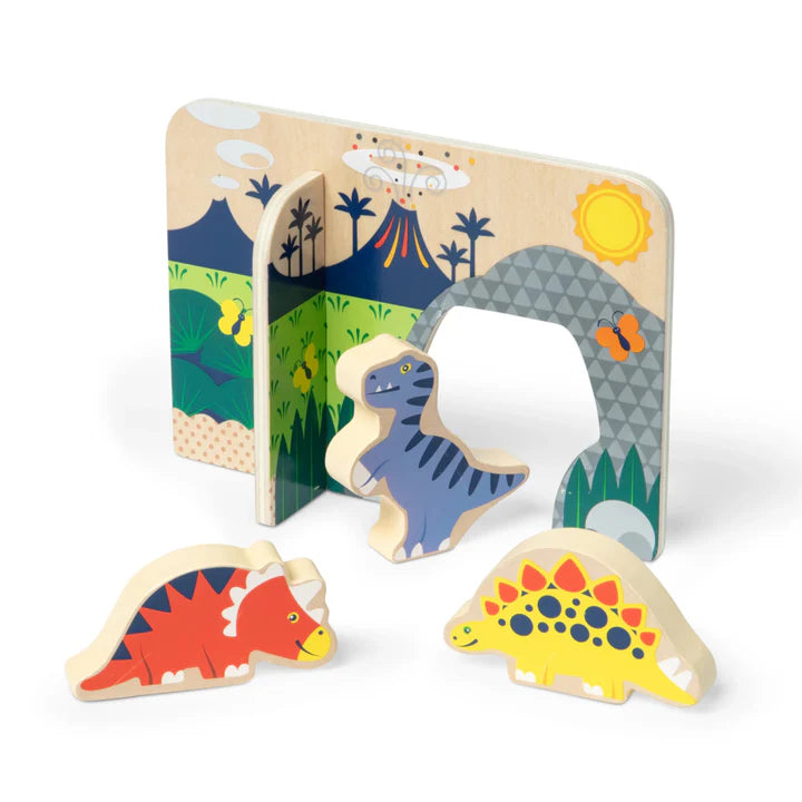 Wooden Dinosaurs Play Set