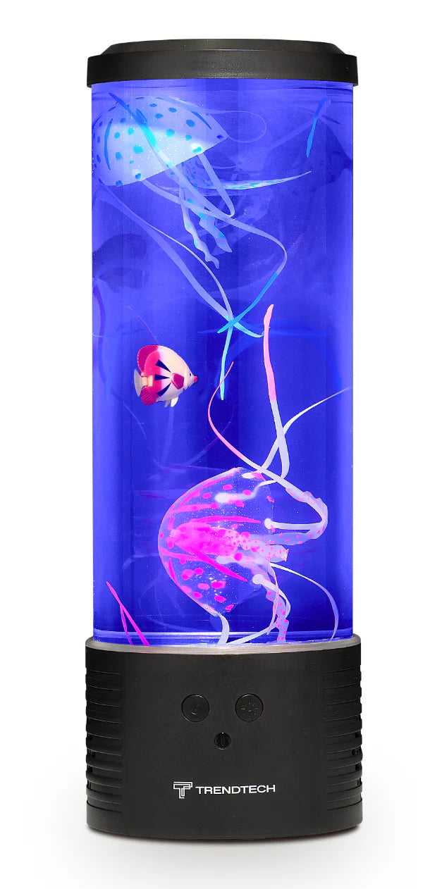 14" Jelly Fish Lamp Bluetooth Speaker with LED  lights & Remote Control