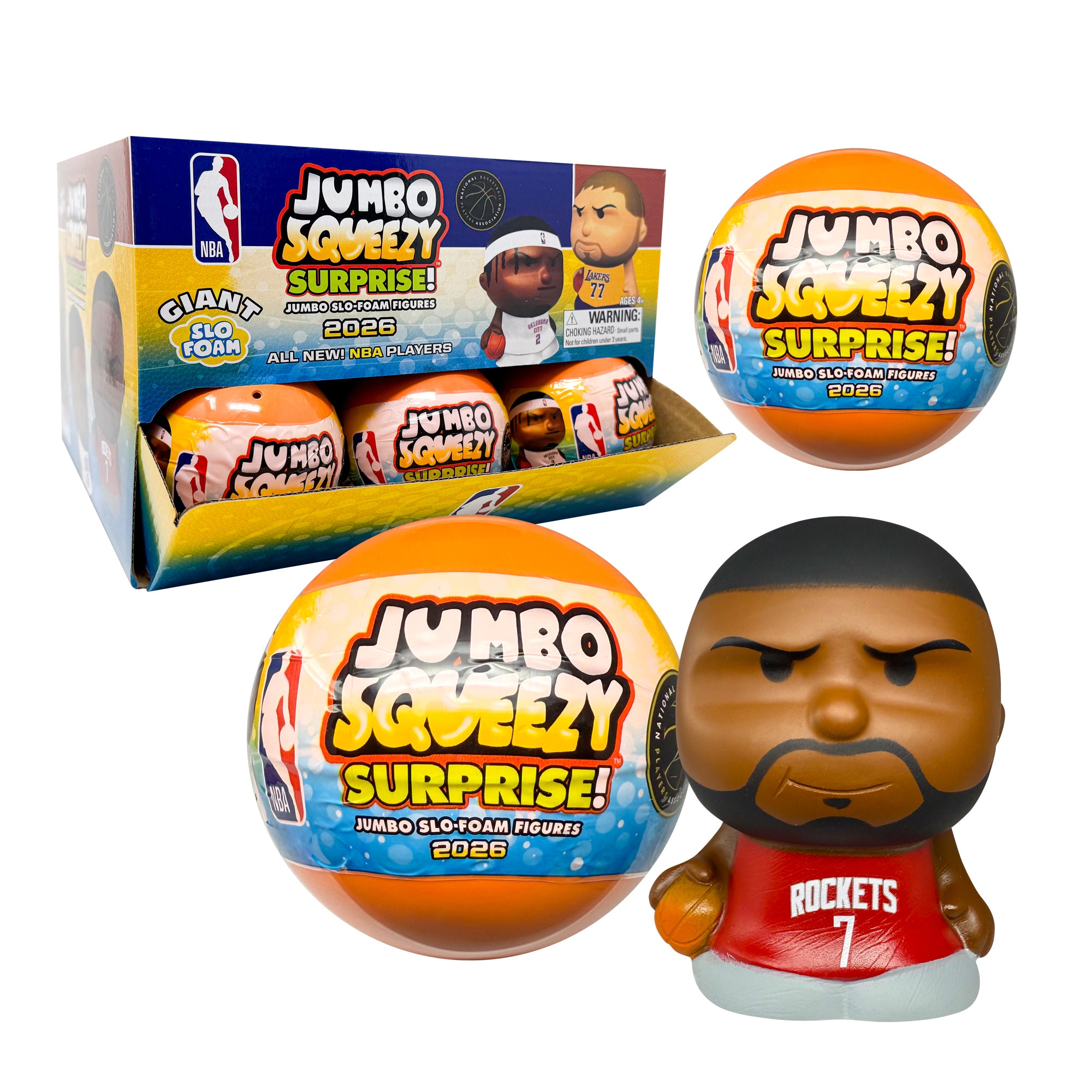NBA Jumbo Squeezy Capsule Display 2026