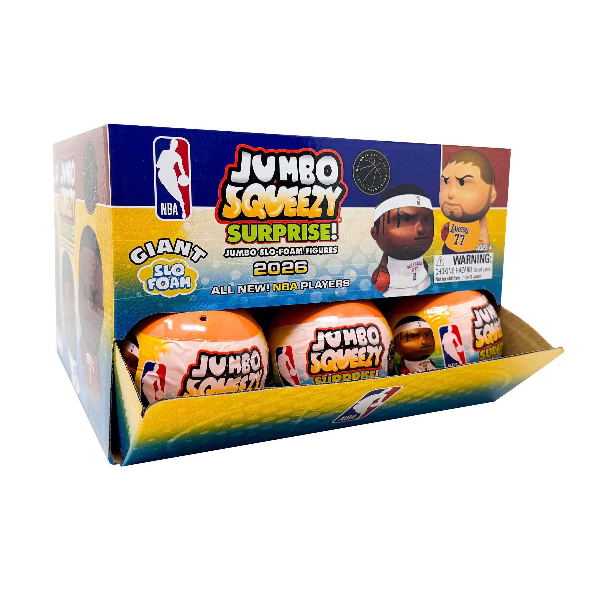 NBA Jumbo Squeezy Capsule Display 2026