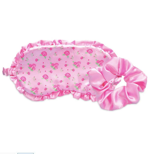 Pretty in Pink Eye Mask & Scrunchie Set