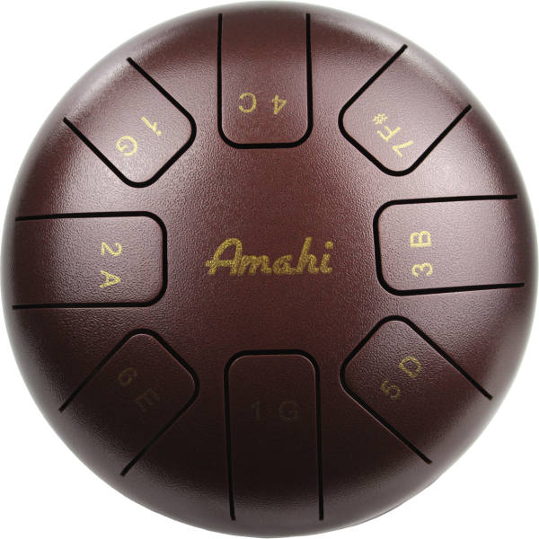 6" Steel Tongue Drum Bronze