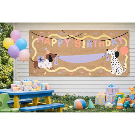 Kids Happy Birthday Banner