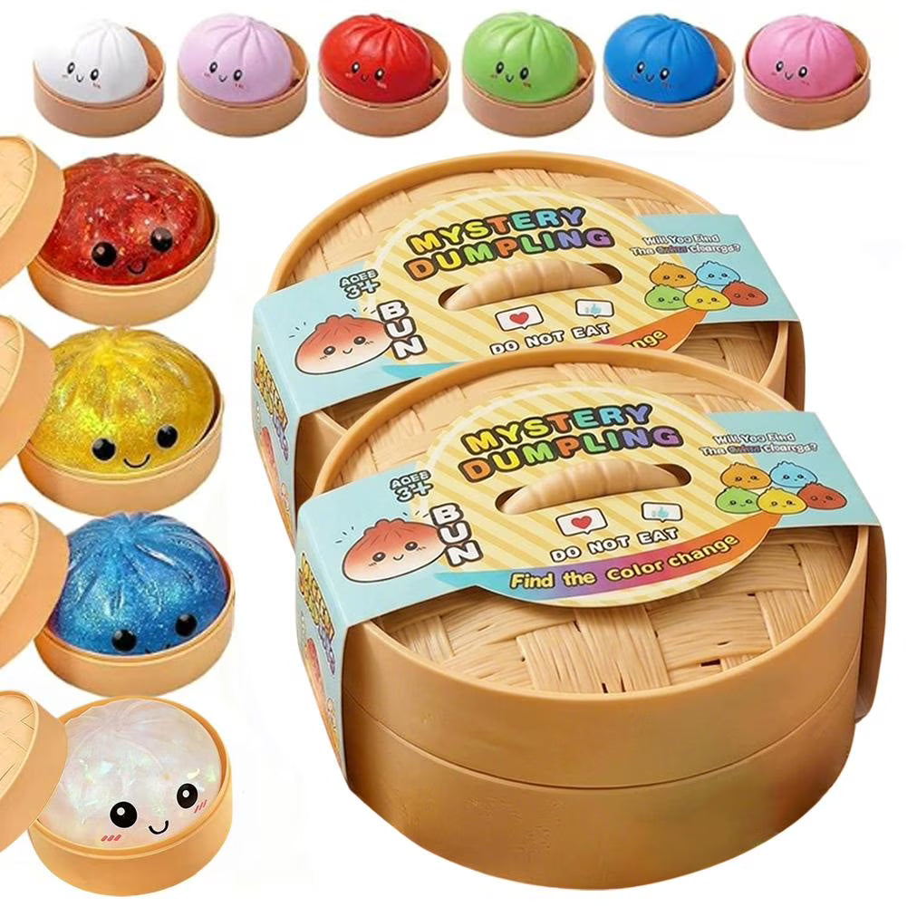 Glitter Mystery Dumplings 3.5" Squishy